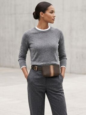 MK Michael Kors Brown Monogram Fanny Pack Belt Bag🧡🤎